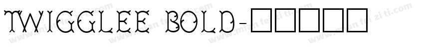 Twigglee Bold字体转换